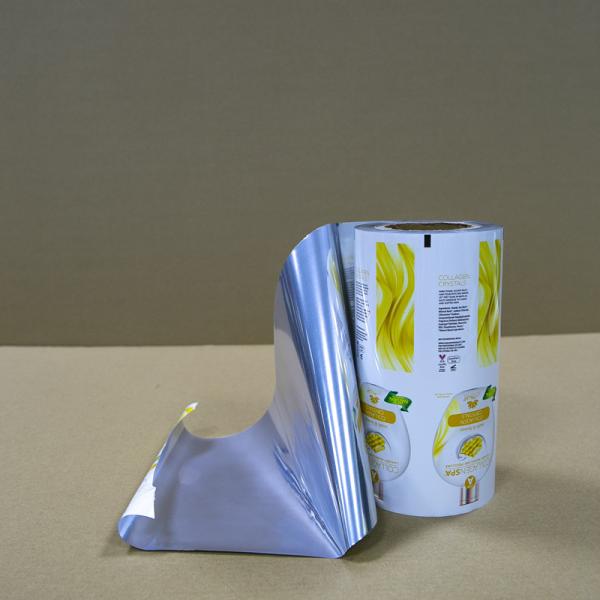 ​​Heat-Sealable Aluminum Foil Roll Film For Cosmetics Packaging CPP/PET Coating