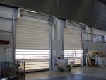 Transparent 70mm EN 12604 High Speed Spiral Door