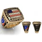 Enameled Usssa Sports Championship Rings
