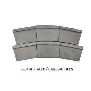 Wholesale OEM K20 Decanter Centrifuge Wear Parts Tungsten Carbide Tiles from china suppliers