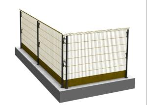 Wholesale Steel Mesh Painted Temporary Edge Protection Barriers Customizable from china suppliers