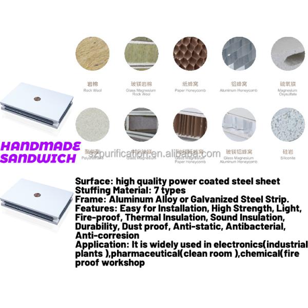 Cleanliness Biological Modular Cleanroom HVAC System Laboratory Clean Room