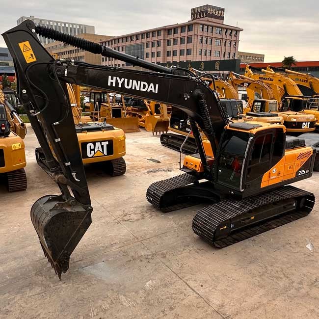 Middle Machine Used Hyundai Excavator R225-9s Excavator 1.05m3 Bucket Capacity