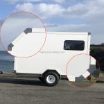 Rivert and Adhesive Installation SS304 Corner Cover for Expedition Truck RV