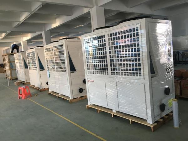 Save 75% Power Water To Air Heat Pump , Commercial Electric Air To Water Heat