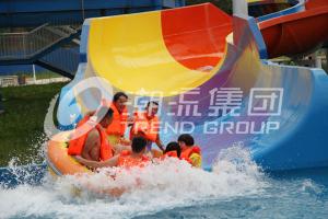 Wholesale Customized Super Tornado Fiberglass Water Slides 14.6m Platform Height for Themed Water Park from china suppliers