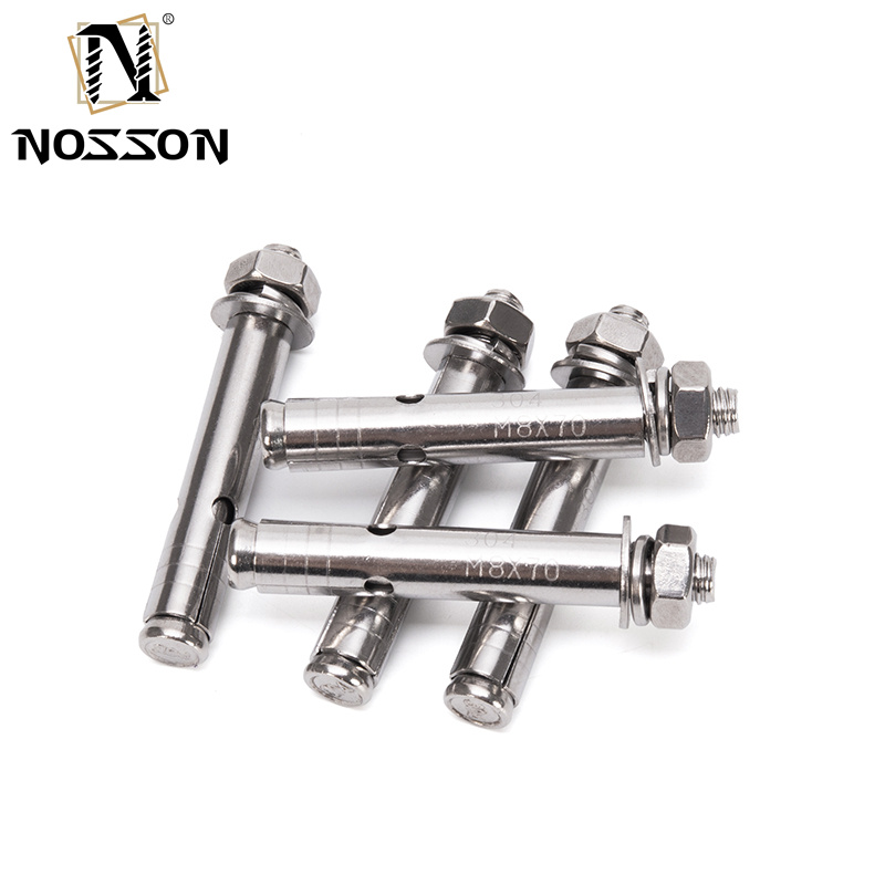 Yellow Zinc Plated Iron Expansion Anchor Bolts Gr 4.8 8.8 10.9 12.9 Standard ISO GB 22795 Blue Capacity Ask us for more