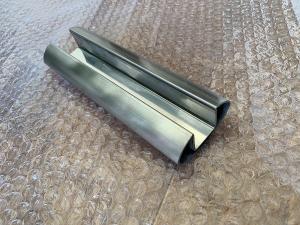 Wholesale Oval Slotted Stainless Steel Tubing For Glass Stair Railing / Balustrade from china suppliers