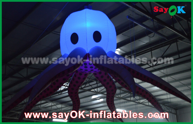 Giant Sea Animal Lighting Octopus / Devilfish Inflatable Lighting for Decoration or Party