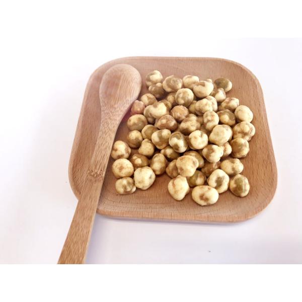 Halal/Haccp Dried Roasted Wasabi/BBQ/Spicy Flavor Green Peas Snack Natural Crunchy and Crispy Baked Nut Food