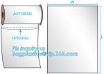 AUTOBAG Trade show Bag Merchandise Bags Die Cut Handle Bags Trash Can Liner
