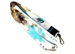 Polyester / Nylon Dye Sublimation Lanyards Scenery Printing Logo For Sports