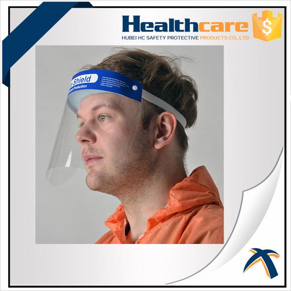 Hospital Protection Disposable Full Face Shields , Safety Medical Face Shield
