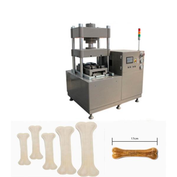 Customized Chews Pressed Rawhide Bones Dog Food Extruder Machine With 12 Months Warranty