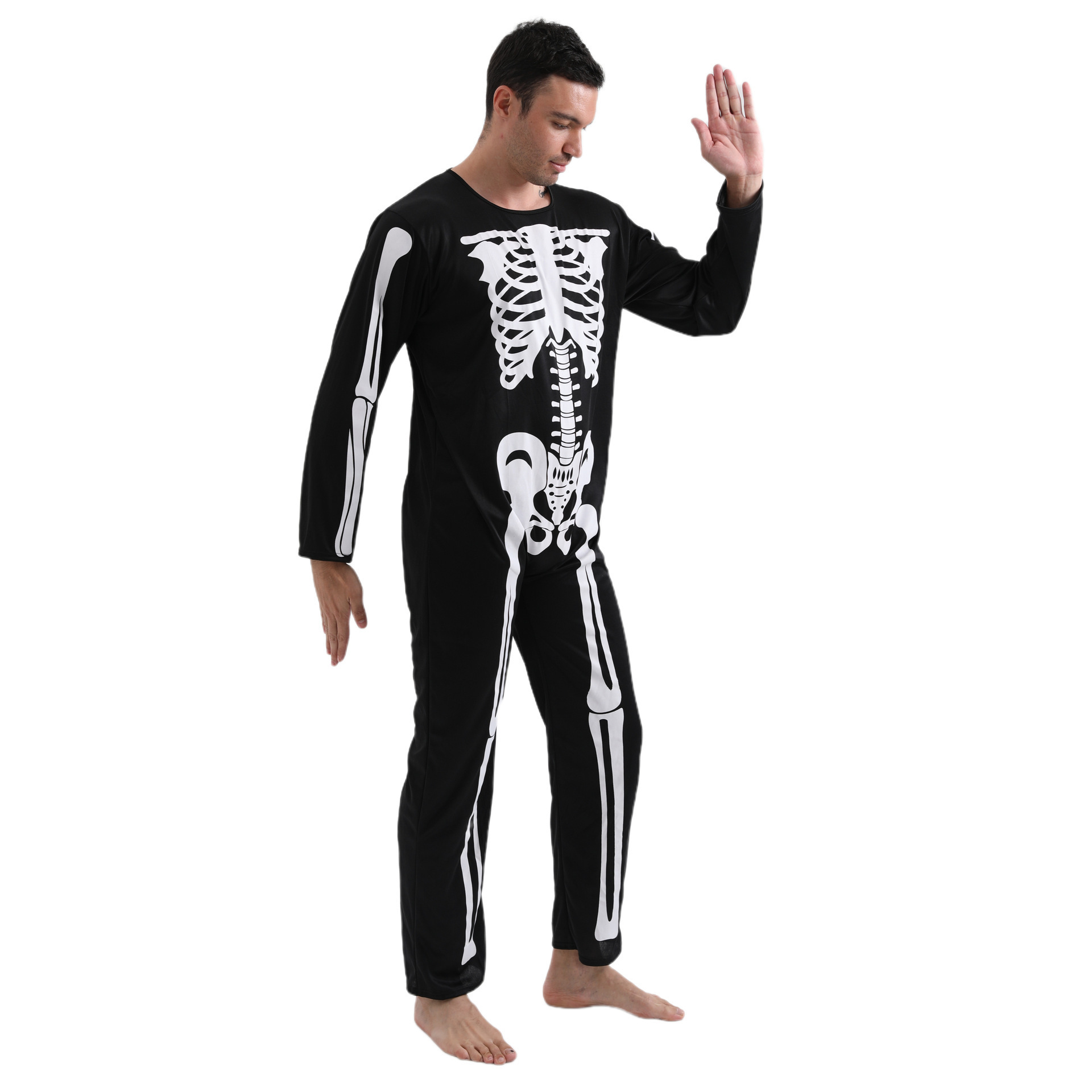 7 Days Sample Order Lead Time Support Skeleton Costume for Party Bone Prop Costume Set