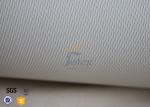 Fire Blanket Material White PU Coated Fiberglass Fabric 700gsm 0.7mm 39"