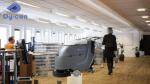 Self-Propelled Walk-Behind Floor Scrubber Designed For Office Cleaning.