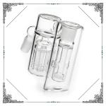 Glass Ash catcher Showerhead Percolators AshCatcher for Bongs 14.4mm 18.8mm