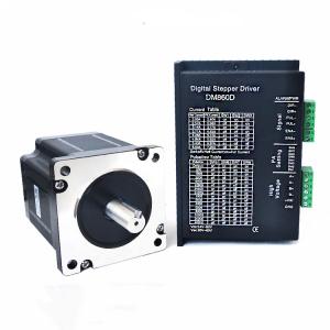 Wholesale 86HS156-5504 Nema 34 12nm High Torque Stepper Motor And Driver 1200 Oz-In 5.5A 14mm Shaft 24-80VDC from china suppliers