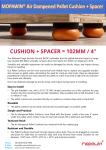 MOPAWIN AIR DAMPENED PALLET CUSHIONS,ORANGE,SKID-MATD FOR PACKING IN WOODEN