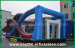 Inflatable Basketball Game Durable White / Blue Inflatable Sports Games Football