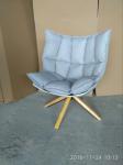 Hot Selling New Danish Style Replica Modern Husk Chair with Wooden Legs