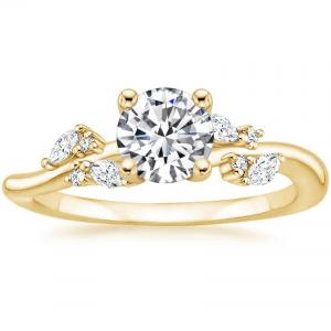 Wholesale Arden Diamond Engagement Ring With 0.75 Carat Round Diamond In 9k Yellow Gold from china suppliers