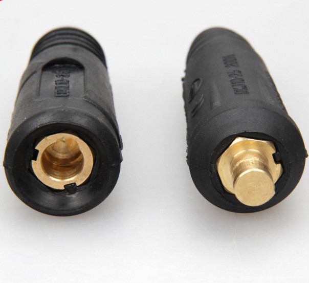 Male Plug Welding Cable Connectors , 50-70 Mm2 Wire Cable Connectors