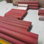 Photovoltaic Industrial Rollers Synthetic Rubber Covered Custom Rubber Rollers