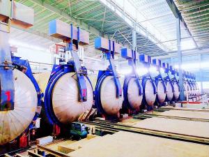 Wholesale Customized Sand  fully automatic autoclave Building Materials Production Line for wood from china suppliers