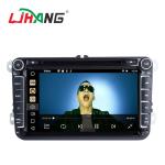 4GB RAM Android Auto Double Din Volkswagen Golf Dvd Player Front Camrea Rear