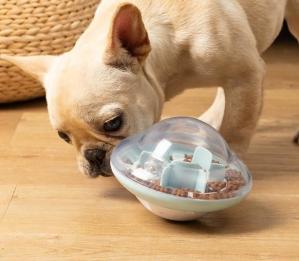 Wholesale Interactive Tumbler Dog Treat Ball, Dog Leaky Food Dispensing Toy Puzzle Ball,The interactive cat feeder from china suppliers