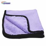 Microfiber Reusable Cleaning Cloth 400GSM Medium Size 40X40CM Purple