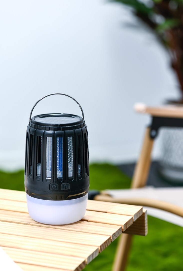 Portable Solar Mosquito Repellent Bracelet Bug Zapper Killer for Indoor and Outdoor