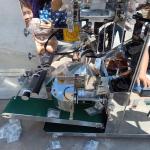 PLC Control Tea Bag Machine , Chinese Herbs / Coffee Tea Sealing Machine