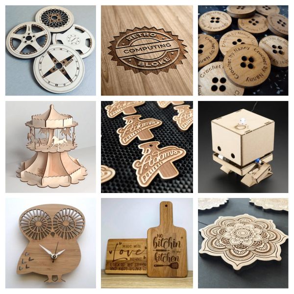 Laser Cut & Engraved Wood Projects Laser Cut & Engraved Wood Projects