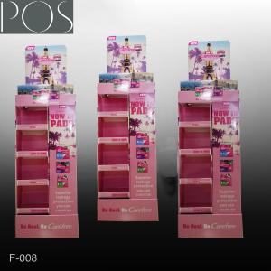 Wholesale four sides corrugated display stand in the supermarket from china suppliers