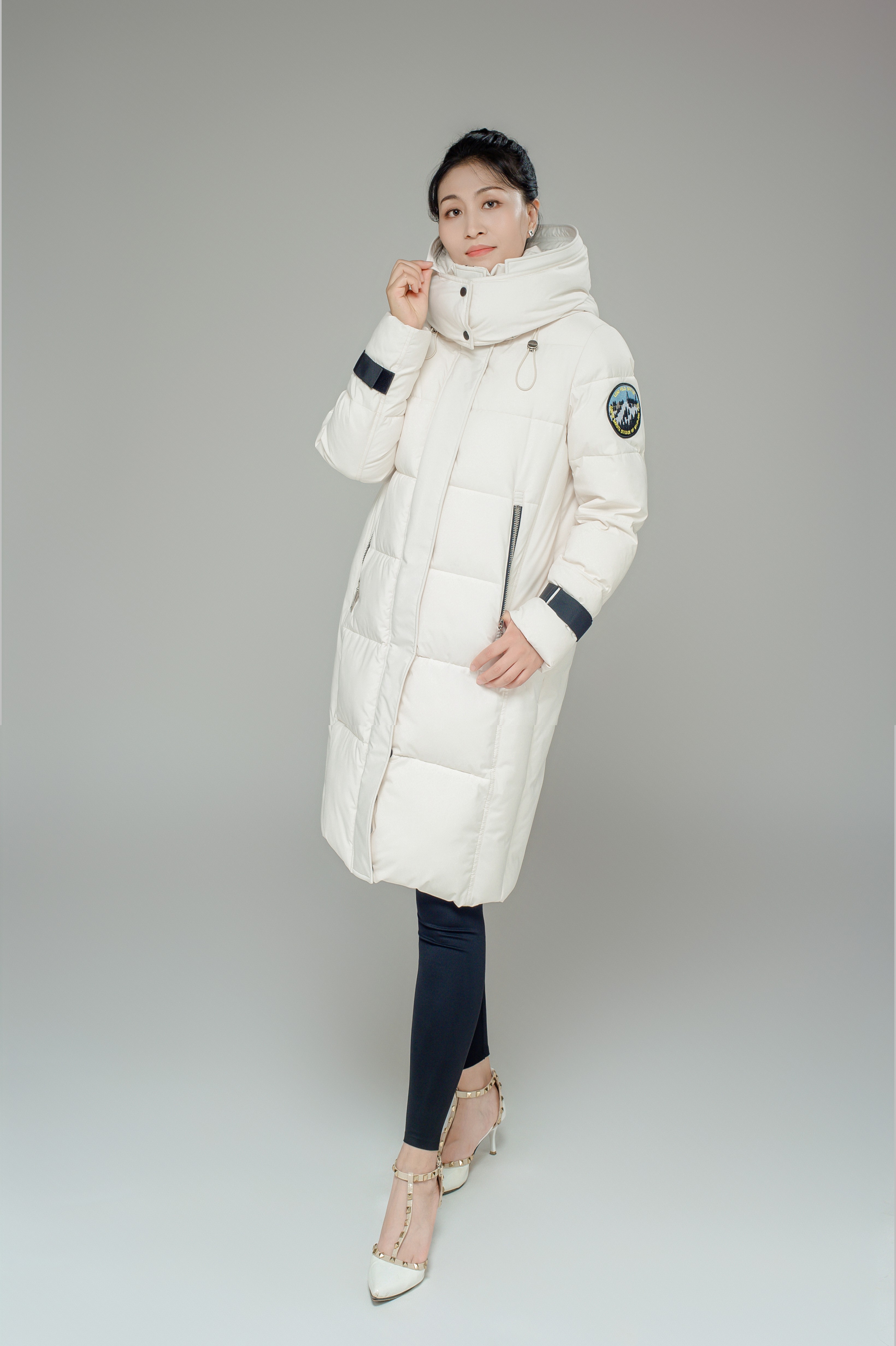 FODARLLOY Women's Hooded Warm Winter Thicken Fleece Lined SS Collection Coats