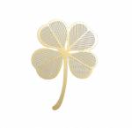 High Density Souvenir Bookmark Cut Brass Gold Metal Leaf Bookmark ODM