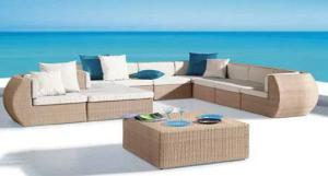 Wholesale 7pcs patio luxury rattan furniture from china suppliers