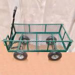 Ironton Steel Garden Cart 440 lb Capacity Heavy Duty Garden Dump Truck Rubber