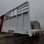 40 Ton 60 Tons Capacity 3 Axles Flatbed Semi Trailer For Transporting 40FT
