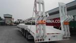13.5M Low-bed Semi-trailer 3 PCS BPW axles 315/80R22.5 tyres ABS Optional