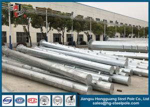 Wholesale NEA Standard Polygonal Steel Tubular Pole , Transmission Line Pole Long Life from china suppliers