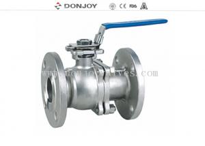 Wholesale CFM / CFM8 Stainless steel Sanitary Ball Valve , JIS ANSI 150BLS Flanged  Ball valve Manual Operation from china suppliers