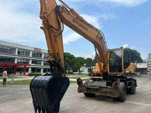 Wholesale Used Hyundai R210W-9 Wheel Excavator In Excellent Condition/Used Wheel Excavator For Sale from china suppliers