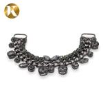 New Design Shoe Crystals Decorations Jewelry Chain Buckle For Women