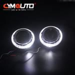 Car Retrofit Shrouds Angel Eyes Crystal LED Shrouds 2.5 Inch / 3 Inch