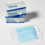 High Quality Blue Disposable Earloop Face Mask , 3 Ply Non Woven Face Mask