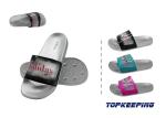 Summer Jelly Slippers Womens White Slide PVC Lining
